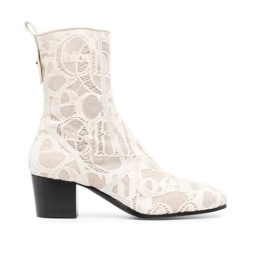 Chloé Goldee Lace Ankle Boots